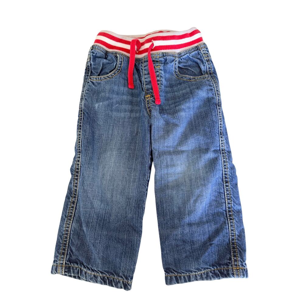 Mini Boden Lined Pull-On Jeans, 12-18 Months